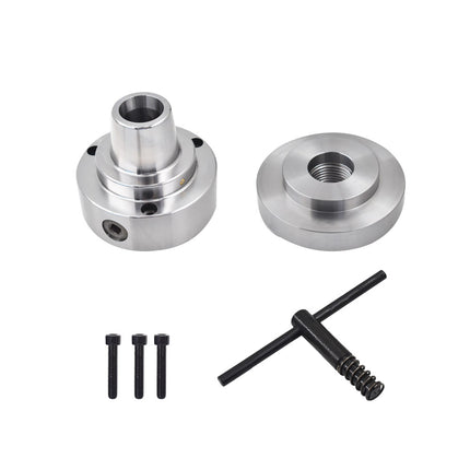 Findmall 5C Collet Lathe Chuck Closer With Semi-finished Adp.2-1/4" x 8 Thread