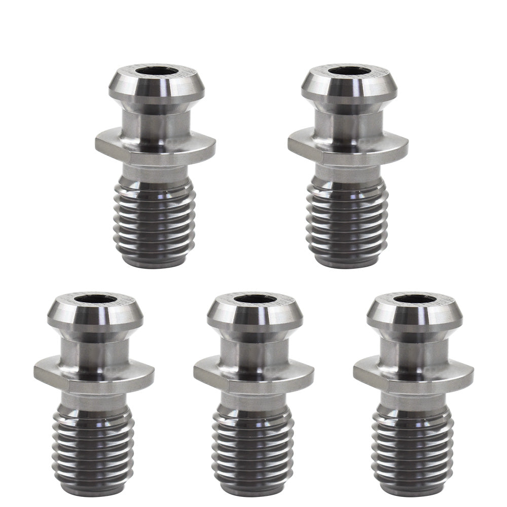 5Pcs CAT 50 45°1.140" Pull Stud Coolant Thru Retention Knob Replacement For Mazak