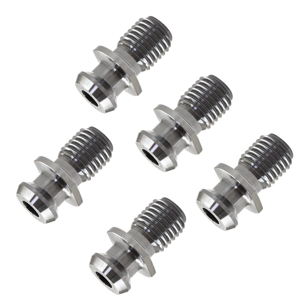 5Pcs CAT 50 45°1.140" Pull Stud Coolant Thru Retention Knob Replacement For Mazak