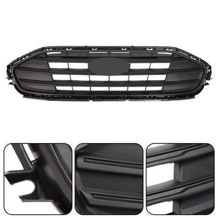 Findmall Front Grille Upper Black Mesh Style Replacement for Transit Connect 2019-2023