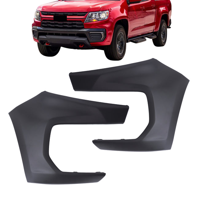 Findmall Front Bumper Side Covers for 2021-2022 Chevrolet Colorado, Left and Right Pair, Replacement for 84922760 and 84922761