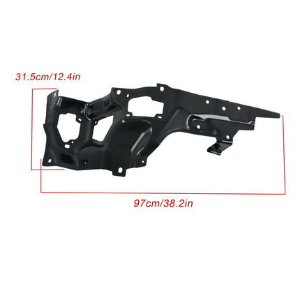 Findmall Front Bumper Bracket for 2023‑2025 Chevrolet Silverado 2500 HD and 3500 HD, Black, Right Side