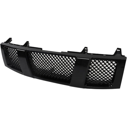 Findmall Front Mesh Grille for 2004-2007 Nissan Titan, Gloss Black