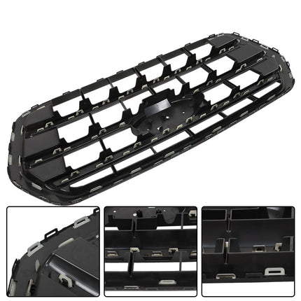Findmall Front Grille Upper Matte Black Straight Trim Style Replacement for Transit T150 2020-2022