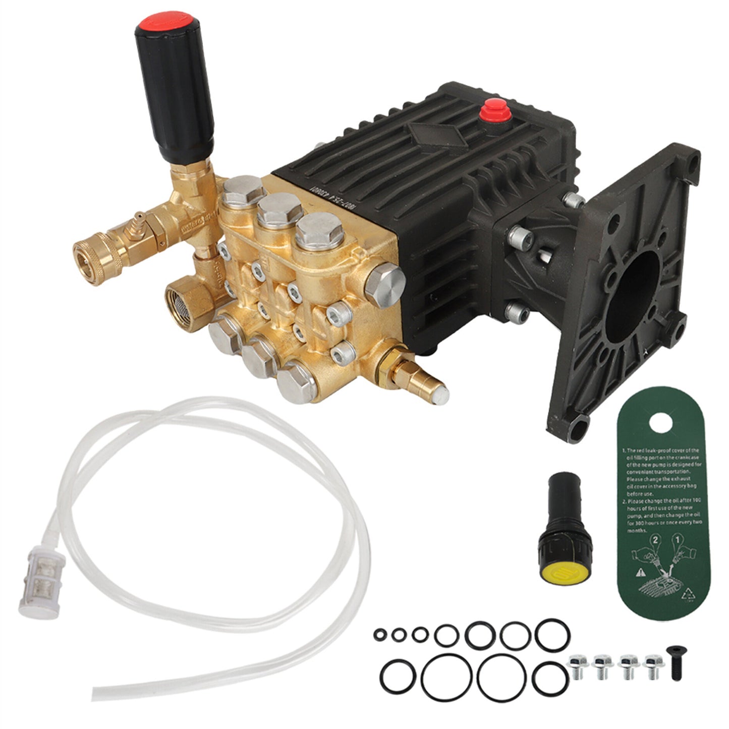 findmall Pressure Washer Pump 3000 PSI, 4.0 GPM, 1 Shaft Washer Pump