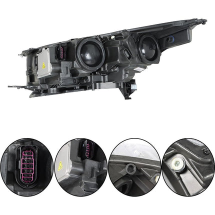 Findmall Headlight Assembly for 2017–2019 Ford Escape Front Right Passenger Side, Replaces GJ5Z-13008-S