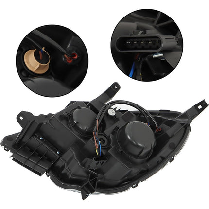 Findmall Left Side and Right Side Halogen Headlights Assembly Replacement for Equinox 2011-2015 with Lens 2PCS GM2502338 GM2503338