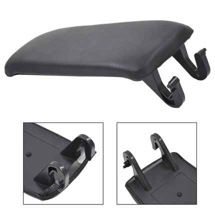Findmall Leather Armrest Center Box Console Lid Cover Black Thin Legs Replacement for 1999-2005 A6 C5 Car 2005-2008 A4 B7 Travel Version
