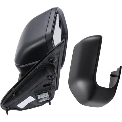 Findmall Right Side Power Mirror with Wide-Angle Spotter Matte Black Electric 3-Pin Connector Textured