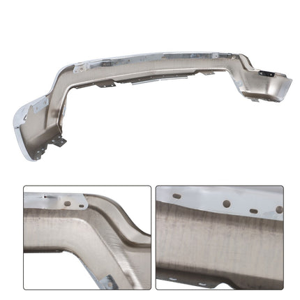Findmall Chrome Steel Front Bumper Face Bar without Parking Sensor Holes Replacement for 2022-2023 Chevrolet Silverado 1500