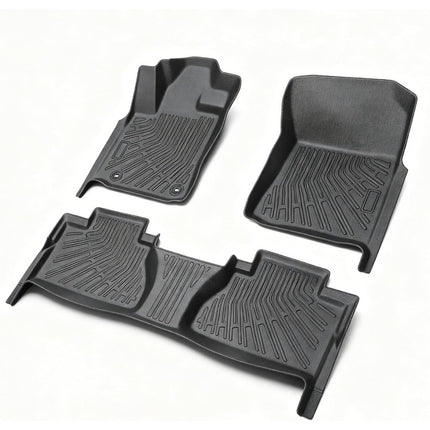 Findmall 3PCS Floor Mats TPE Replacement for Tundra CrewMax Cab 2014-2021