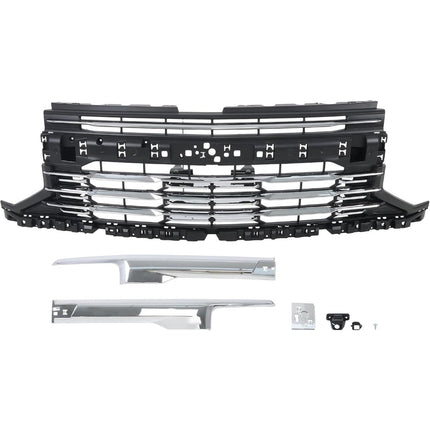 Findmall Chrome Front Upper Grille Molding Trim Replacement for Tahoe LT and Premier 2025-2026 85775022