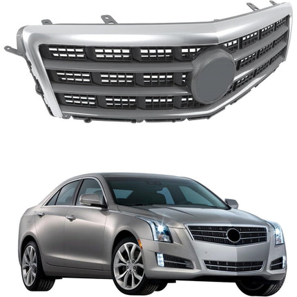 Findmall Front Upper Grille with Trim Molding Replacement for ATS 2013-2014 23490309