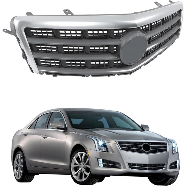 Findmall Front Upper Grille with Trim Molding Replacement for ATS 2013-2014 23490309