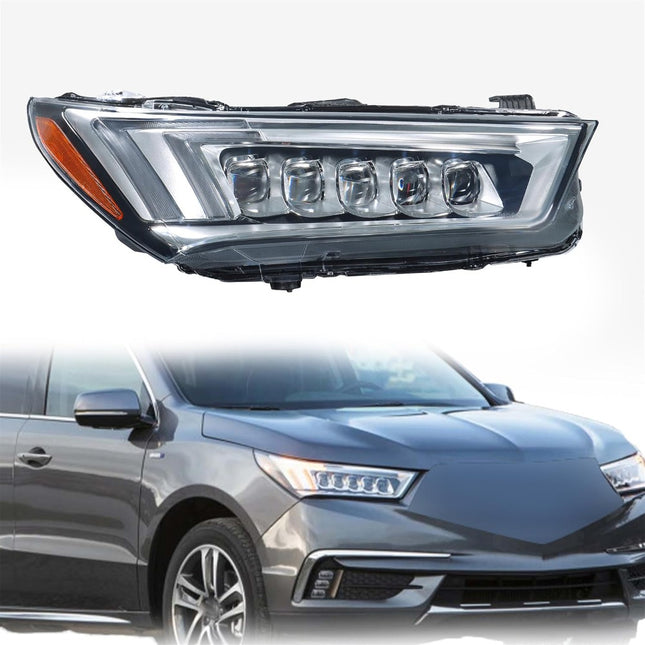 Findmall Headlight Assembly RH Replacement for Acura MDX 2017-2020
