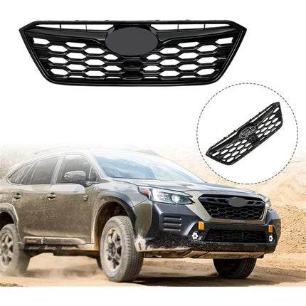 Findmall Front Upper Honeycomb Grille for 2020-2022 Subaru Outback, Black