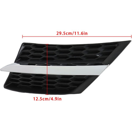 Findmall Left and Right Front Bumper Grille Set for 2013-2015 Toyota RAV4, Matte Black
