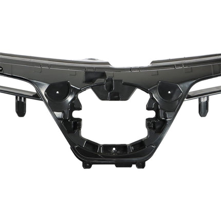 Findmall Front Upper Bumper Grille for 2017-2019 Toyota Corolla SE XSE Sedan, Gloss Black