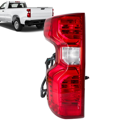 Findmall Tail Light Assembly for 2019‑2021 Chevrolet Silverado 1500 Rear Left Driver Side with Bulbs, Replaces 84752978 GM2800308