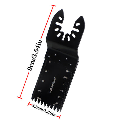 findmall 20Pcs Oscillating Saw Blade, Multi Tool Blades Oscillating Saw Blades Accessories Fit for Wood and Plastic Longer Wavy Tooth Multi Tool Blades