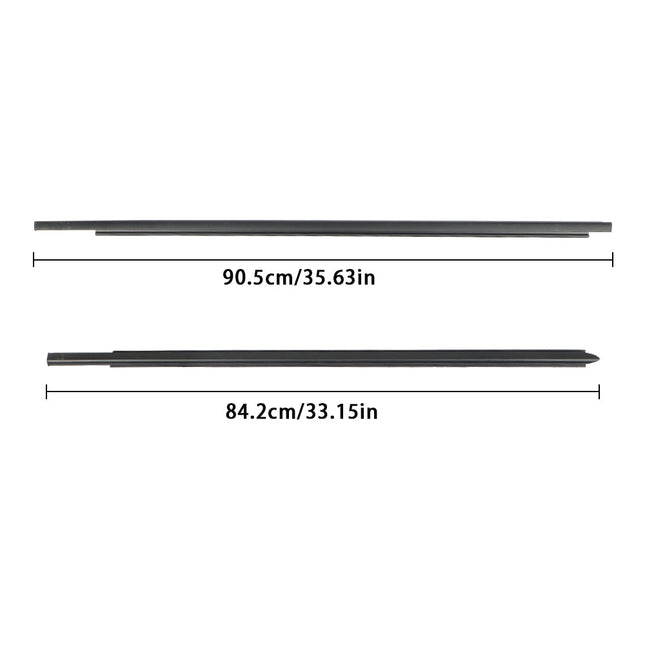 Findmall Outer Window Belt Weatherstrip Kit for Ram Trucks, 4-Piece