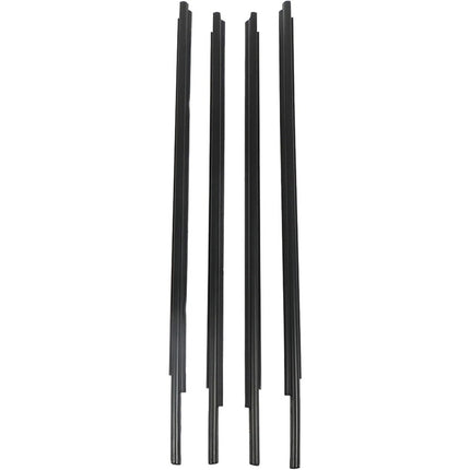 Findmall Door Belt Weatherstrip Molding Kit for 2008-2020 Toyota Sequoia, 4-Piece