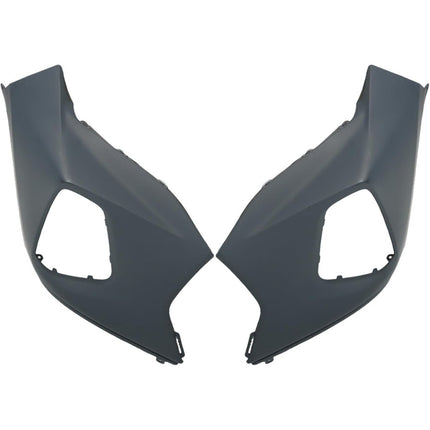 Findmall Front Bumper Upper Covers for 2019‑2022 Chevrolet Blazer, Plastic Primed, Left and Right Side 2Pcs, Replacement for 84537991, 84537990, GM1017109 and GM1016109