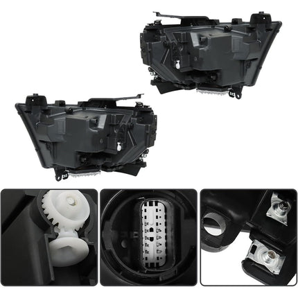 Findmall Headlights Assembly Replacement for Ram 1500 2019-2023 Reflector Headlamp Driver and Passenger Side 68316089AH 68316088AH