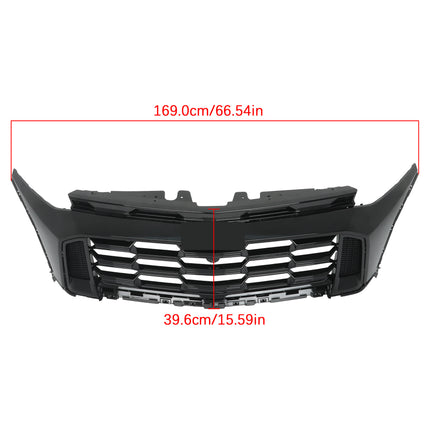 Findmall Glossy Black Front Upper Bumper Grille Replacement for Equinox ACTIV 2025-2026