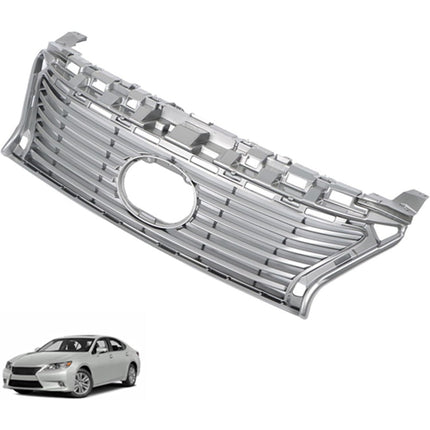 Findmall Front Upper Mesh Grille for 2013-2015 Lexus ES350 ES300h, Silver