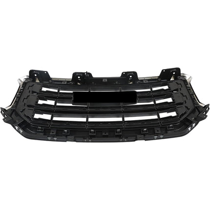 Findmall Front Upper Grille for 2016-2018 GMC Sierra 1500 and 2019 Sierra 1500 Limited, Black with Chrome Trim