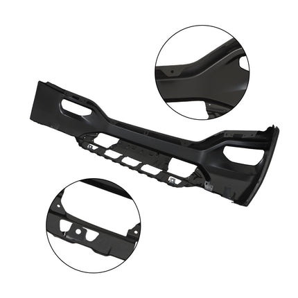 Findmall Primed Steel Front Bumper Face Bar without Parking Sensor Holes Replacement for 2016-2018 GMC Sierra 1500, 23381975, GM1002865