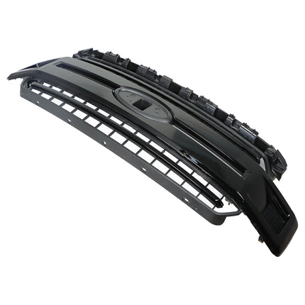 Findmall Front Bumper Radiator Grille Assembly Glossy Black with Base Rail Replacement for 2018-2020 F150 Pickup 4-Door JL3Z8200