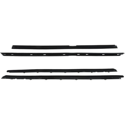 Findmall Window Weatherstrip Molding Kit for 1990-1996 Chevrolet Corvette, 4-Piece