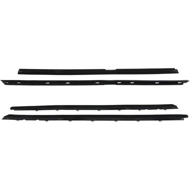 Findmall Window Weatherstrip Molding Kit for 1990-1996 Chevrolet Corvette, 4-Piece