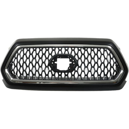 Findmall Front Upper Grille Assembly for 2016-2021 Toyota Tacoma, Matte Black