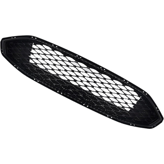 Findmall Black and Chrome Honeycomb Front Upper Bumper Grille Replacement for Fusion 2017-2018