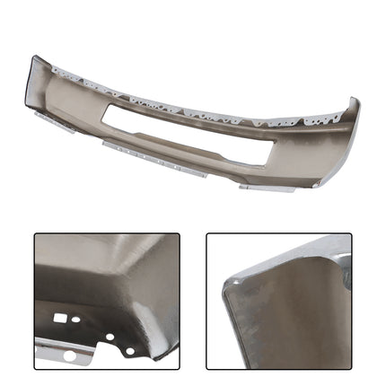 Findmall Chrome Steel Front Bumper Face Bar without Fog Light or Side Cover Holes Replacement for 2017-2019 Ford F-250 and F-350 Super Duty, HC3Z-17757-C, FO1002439