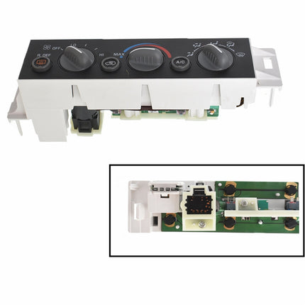 Findmall A/C Air Conditioning Heater Control Switch Panel Replacement for Suburban Tahoe Yukon 1996 1997 1998 1999 2000 9378805 15-72547 with Rear Window Defogger