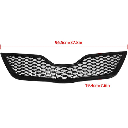Findmall Front Upper Grille Assembly for 2010-2011 Toyota Camry SE, Black