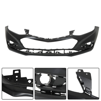Findmall Front Bumper Cover Replacement for 2016-2018 Chevry Cruze Sedan