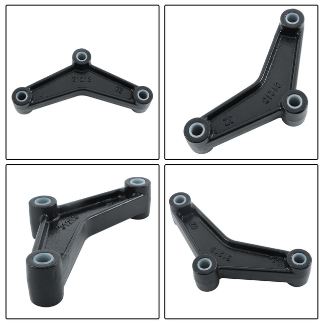 Findmall 2-Pack Trailer Leaf Spring Equalizers, 7-3/4 in Eye Spacing, 9/16 in Nylon Bushings