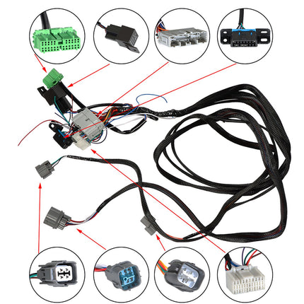 Findmall K-Swap Conversion Wiring Repair Harness Pigtail K-Series K20A K20A2 K24 Jumper EK Replacement for 1999-2000 Civic 1.6L