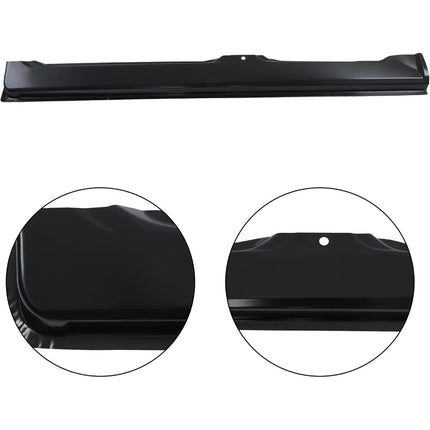Findmall 4-Piece Rocker Panel and Cab Corner Kit for Dodge Ram 1500 2002-2008 and 2500 3500 2003-2008 Quad Cab, Black