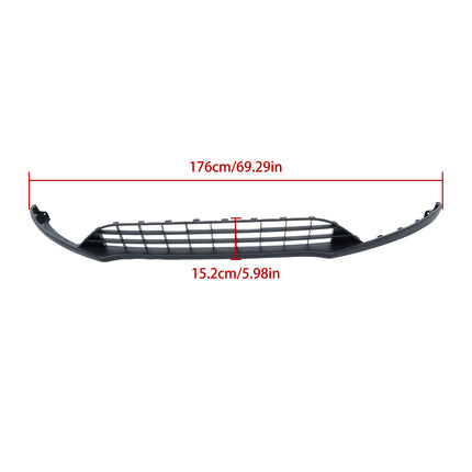 Findmall Front Bumper Lower Valance Lower Spoiler Panel Grille Grill Replacement for 2015-2018 Focus F1EZ17626A FO1095266