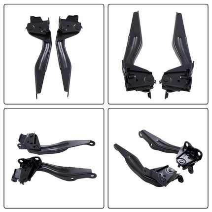 Findmall Hood Hinge Set Replacement for Forester Replacement for Forester 2014-2018 Replacement for 57260SG0109PM 57260SG0009P, Black, Easy installation
