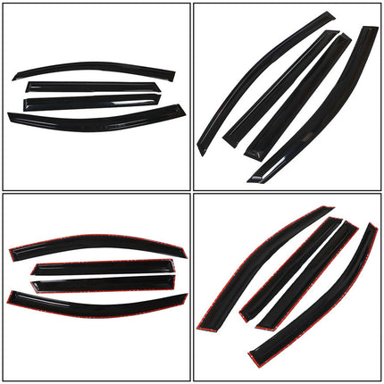 Findmall Side Window Visors Rain Guard Wind Vent Shade Deflector Replacement for 2008-2017 Journey