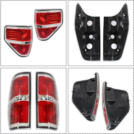 Findmall Tail Light Assemblies for 2009–2014 Ford F-150 Rear Left and Right, Replaces FO2818148 and FO2819148