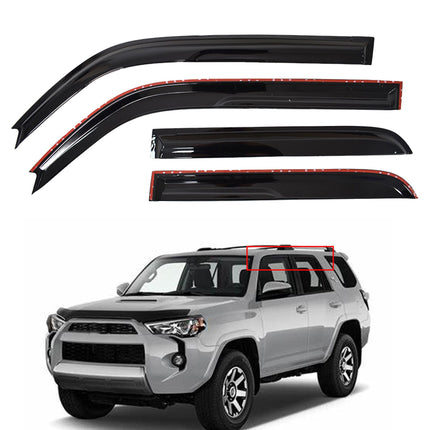 Findmall Side Window Vent Visor Rain Guard Shade Replacement for 2010-2018 Toyota 4Runner
