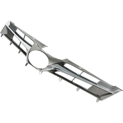 Findmall Front Upper Grille for 2018-2019 Toyota Sienna, Black with Chrome Trim